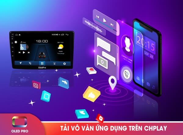 Màn hình android oled pro chính hãng