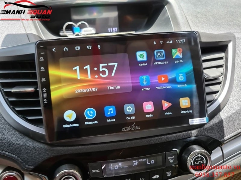 Màn hình android Kovar T1 cho Honda CRV