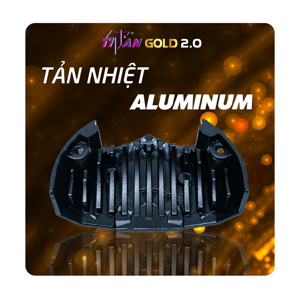 Bi Led Titan Gold 2.0 Hệ thống tản nhiệt tân tiến