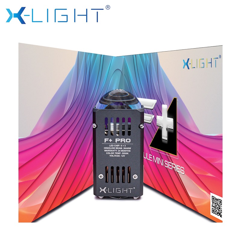 Bi led mini X-light F+ pro cho ô tô