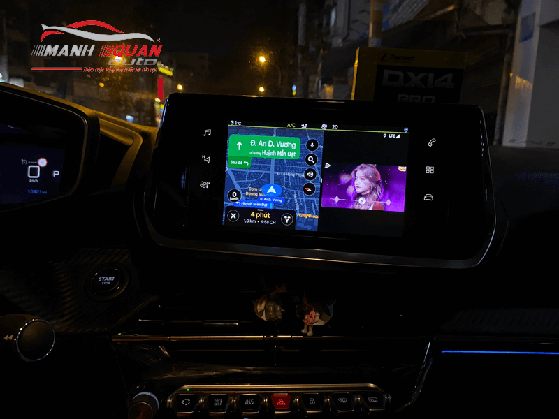 android box Zestech DX14pro Chia đôi màn hình 